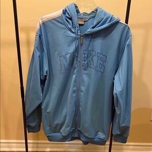 Vintage y2k Nike Light Blue Hoodie